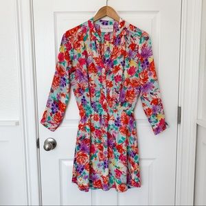 Charles Henry Crepe Shirtdress